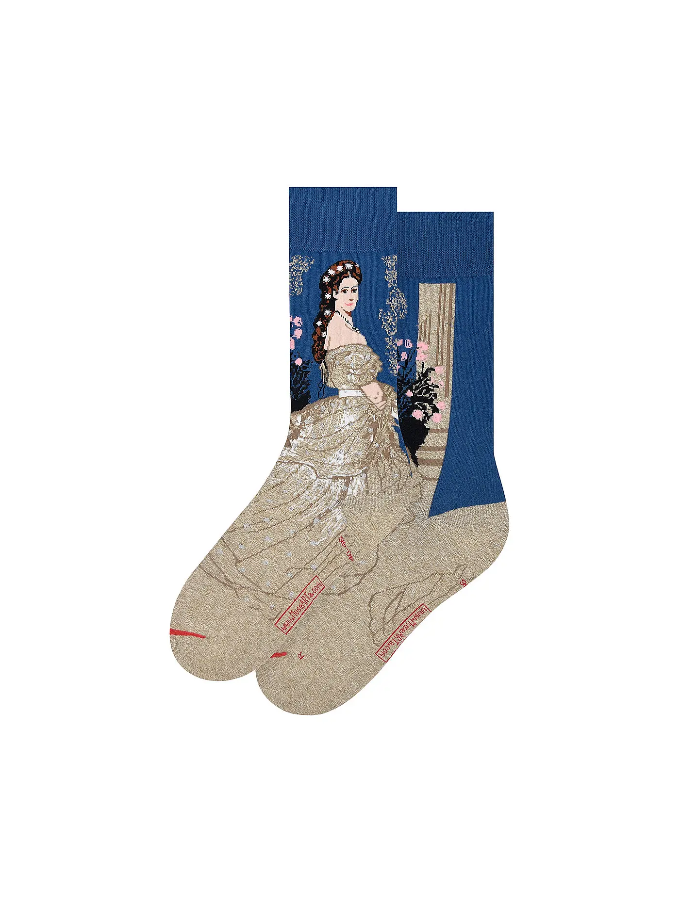 MUSEARTA | Damen Socken KAISERIN SISSI beige-multi (36-40) | 